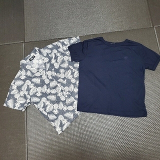 コムサイズム(COMME CA ISM)の男の子 シャツ 【 新品 】 、 Tシャツ 140 ２枚セット(Tシャツ/カットソー)