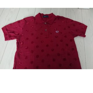 FRED PERRY  ポロシャツ ボルドー