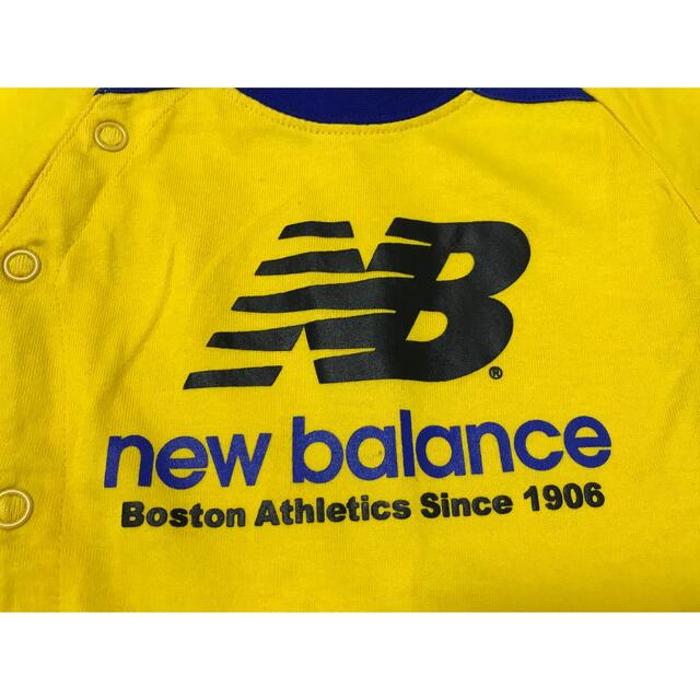 New Balance(ニューバランス)のニューバランス ベビー ロンパース 80 半袖　ロンパース　かっこいい　スポーツ キッズ/ベビー/マタニティのベビー服(~85cm)(ロンパース)の商品写真