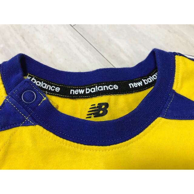 New Balance(ニューバランス)のニューバランス ベビー ロンパース 80 半袖　ロンパース　かっこいい　スポーツ キッズ/ベビー/マタニティのベビー服(~85cm)(ロンパース)の商品写真