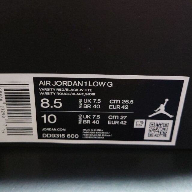 NIKE(ナイキ)の新品未試着 Nike Air Jordan 1 Low Golf Chicago メンズの靴/シューズ(スニーカー)の商品写真