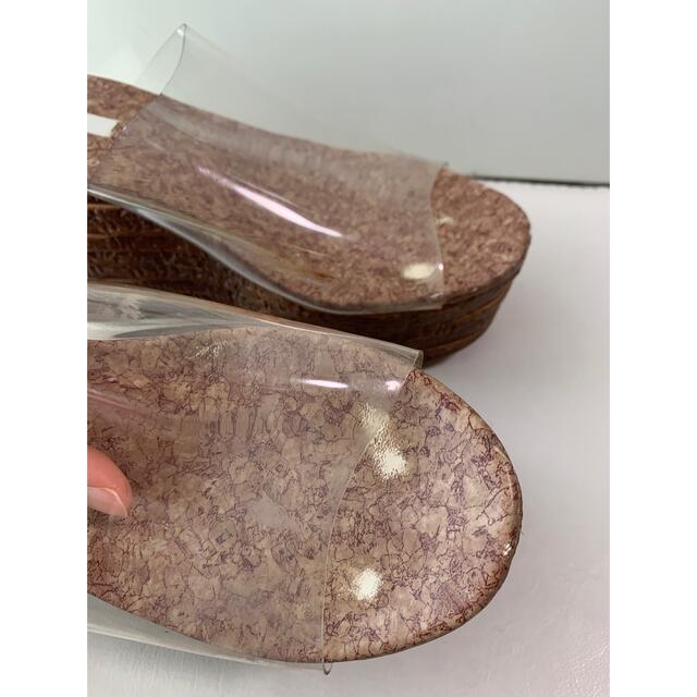 Ameri VINTAGE(アメリヴィンテージ)のAMERI クリア　ウエッジ　サンダル レディースの靴/シューズ(サンダル)の商品写真