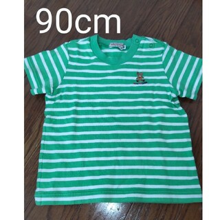 ミキハウス(mikihouse)のミキハウス 90cm 緑色のTシャツ(Tシャツ/カットソー)