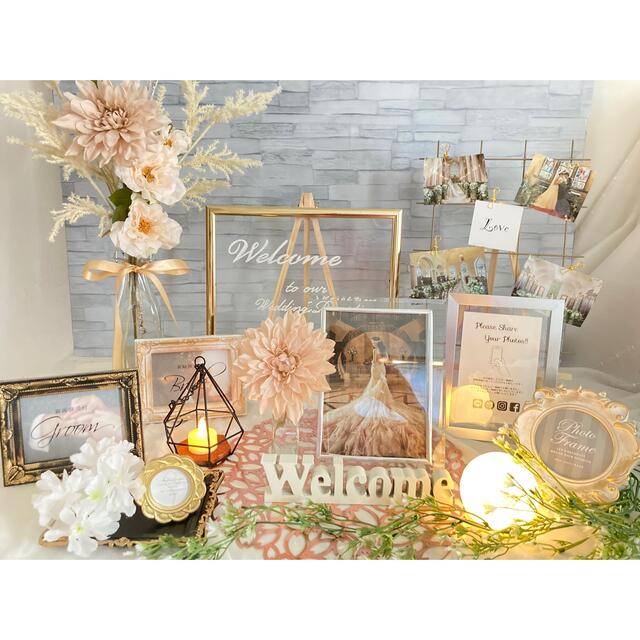 5 ウェルカムスペースまとめ売りセット結婚式 ウェルカムボード ... ウェルカムスペース セット まとめ ウェルカムボード 結婚式