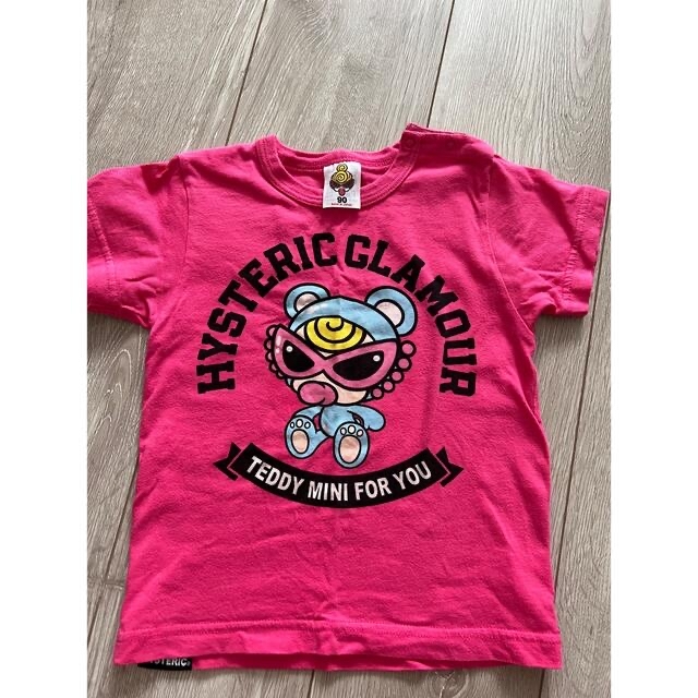 HYSTERIC MINI(ヒステリックミニ)の23.ヒスミニ♡テディTシャツ 90 キッズ/ベビー/マタニティのキッズ服女の子用(90cm~)(Tシャツ/カットソー)の商品写真