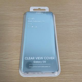 ギャラクシー(galaxxxy)のGALAXY　S10 CLEAR VIEW COVER 純正品 ホワイト(Androidケース)