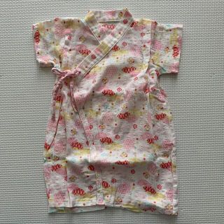 赤ちゃんの城 甚平 半袖ロンパース 女の子 50〜70(甚平/浴衣)