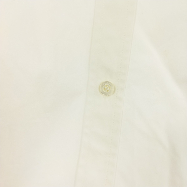 BALENCIAGA バレンシアガ 21SS バックロゴボタンダウン長袖シャツ 642266 TYB18 ホワイト #dg2302