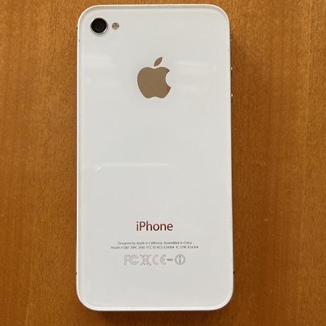 iPhone(アイフォーン)のiPhone4s ホワイト　16GB スマホ/家電/カメラのスマートフォン/携帯電話(スマートフォン本体)の商品写真