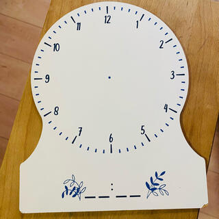 知育玩具　ホワイトボードペン書き込み式　時計(知育玩具)