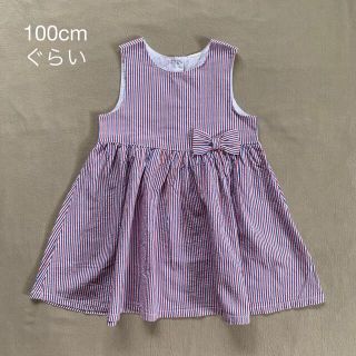 エイチアンドエム(H&M)のH&M キッズ ノースリーブ フレア ワンピース 100cm 4歳ぐらい(ワンピース)