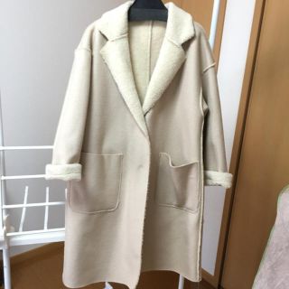 ダブルクローゼット(w closet)のリバーシブルコート ★前田様専用★(ムートンコート)