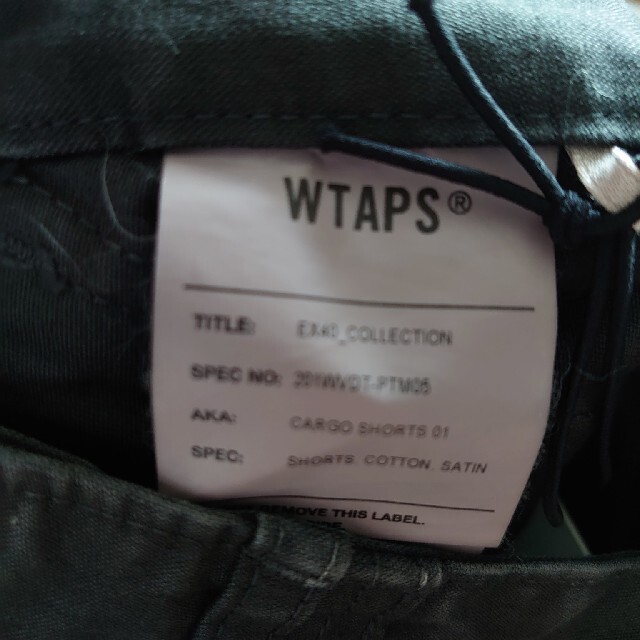 W)taps(ダブルタップス)のWTAPS 20SS Jungle Shorts 3 黒 ガーメントダイ加工 メンズのパンツ(ショートパンツ)の商品写真