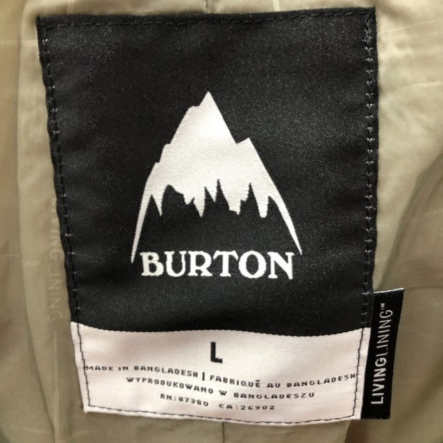 BURTON(バートン)の□□BURTON バートン スノボウェア　 ベージュ スポーツ/アウトドアのスノーボード(ウエア/装備)の商品写真