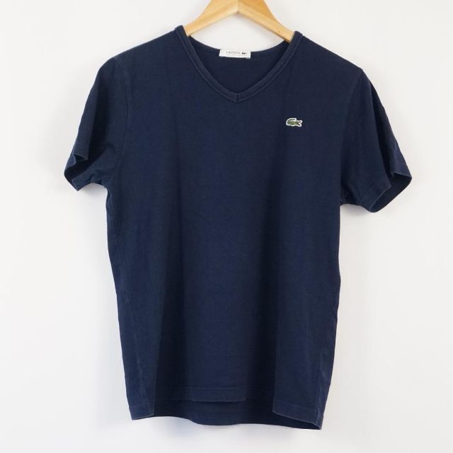 LACOSTE(ラコステ)のLACOSTE ラコステ Vネック メンズ 半袖 Tシャツ ネイビー 春 夏 メンズのトップス(ポロシャツ)の商品写真