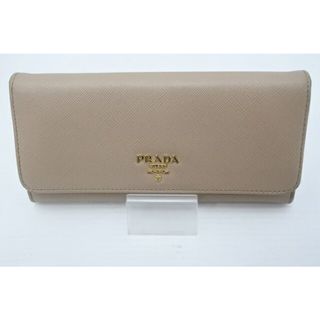 プラダ(PRADA)の□□PRADA プラダ 長財布 1MH132 ベージュ(財布)