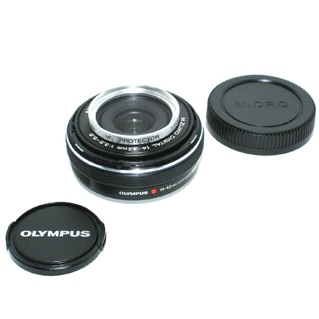 OLYMPUS 電動式パンケーキズームレンズ DIGITAL 14-42mm EZ F3.5-5.6
