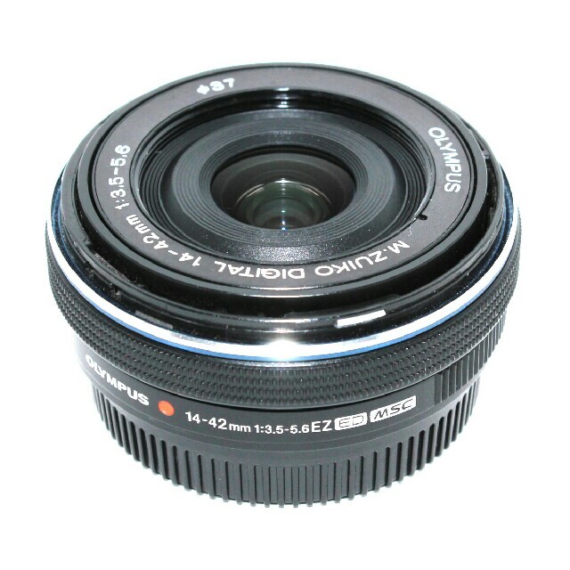 OLYMPUS(オリンパス)の美品☆オリンパスEZズームレンズ M.ZUIKO DIGITAL 14-42mm スマホ/家電/カメラのカメラ(レンズ(ズーム))の商品写真