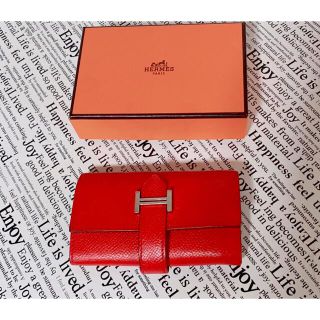 エルメス(Hermes)の早い者勝ちHERMES エルメス　べアン　4連キーケース　レッド(キーケース)