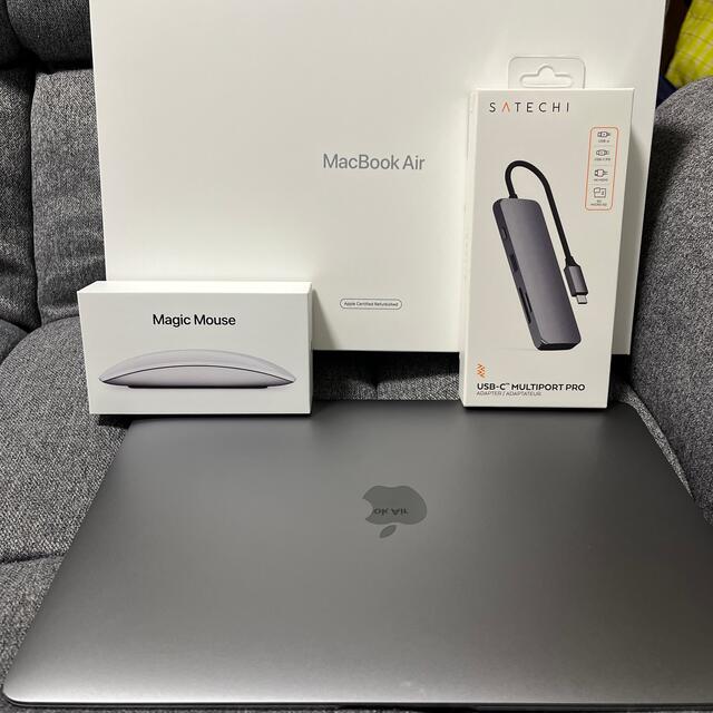 Apple(アップル)の美品　MacBook Air M1 2020 スマホ/家電/カメラのPC/タブレット(ノートPC)の商品写真