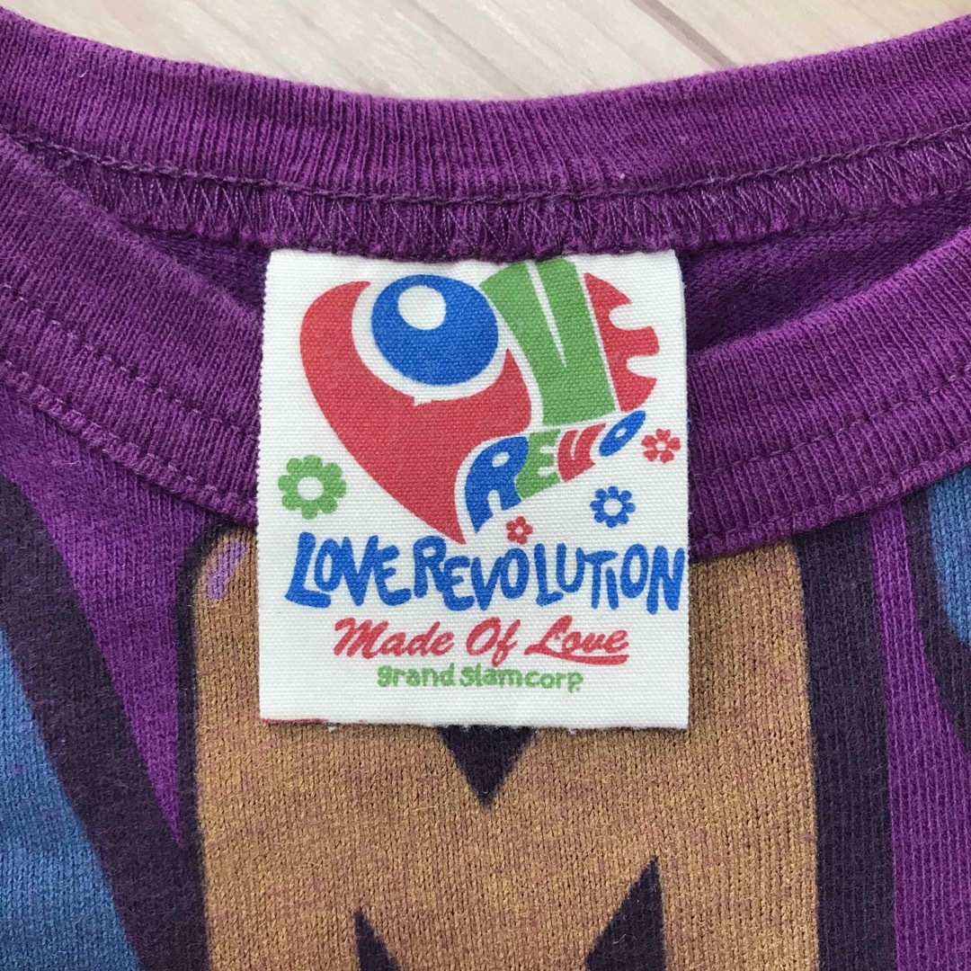 LOVE REVOLUTION(ラブレボリューション)のLOVE REVOLUTION   半袖  Tシャツ  トップス  ﾗﾌﾞﾚﾎﾞ キッズ/ベビー/マタニティのキッズ服女の子用(90cm~)(Tシャツ/カットソー)の商品写真