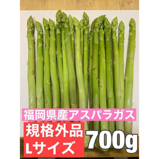 福岡県産アスパラガス 規格外品 Lサイズ 700g(野菜)