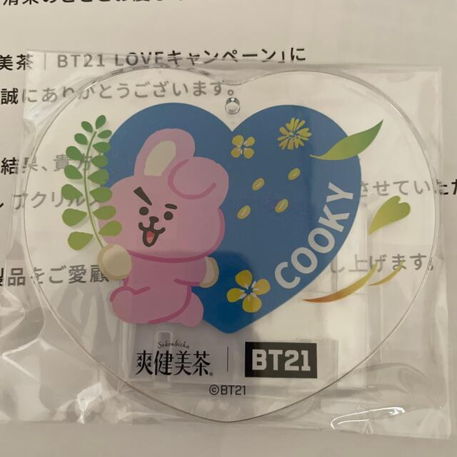 BTS BT21 爽健美茶　当選品　アクリルスタンドコースター　COOKY