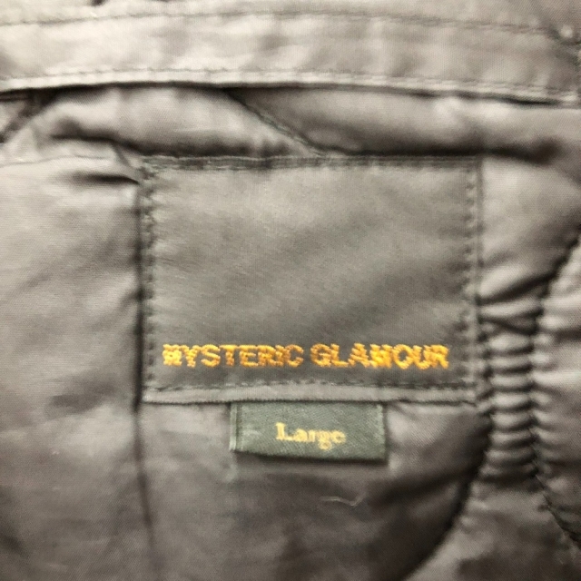 HYSTERIC GLAMOUR(ヒステリックグラマー)の□□Hysteric Glamour ヒステリックグラマ メンズジャケット　sizeＬ 0253AB18 ブラック メンズのジャケット/アウター(その他)の商品写真