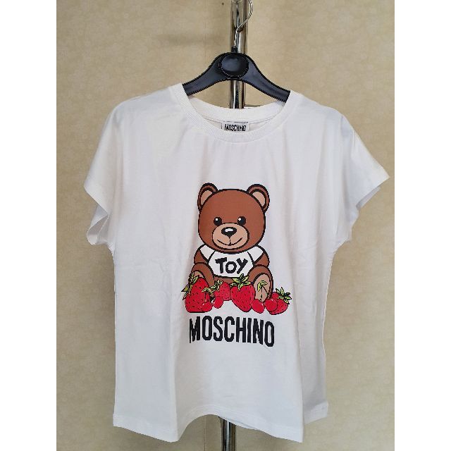 【新品・未使用】MOSCHINO KIDSストロベリーTシャツ白14Y | フリマアプリ ラクマ