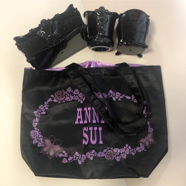 ANNA SUI(アナスイ)のANNASUI アナスイ ブラシ立て小物入れ エコバッグ まとめ売りセット売り インテリア/住まい/日用品のインテリア小物(小物入れ)の商品写真