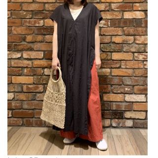 ネストローブ(nest Robe)の【週末SALE】nest Robe　コットンラミーワイドイージーパンツ(カジュアルパンツ)