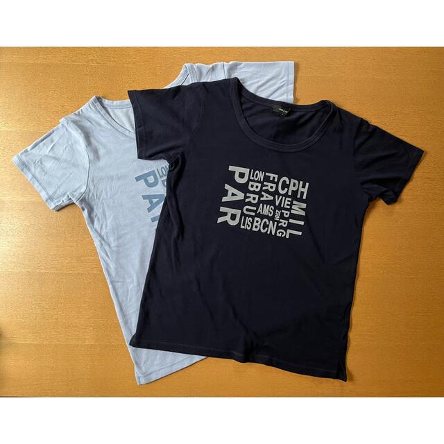 COMME CA ISM(コムサイズム)の【コムサイズム】COMME CA ISM☆Tシャツ2枚セット☆送料込 レディースのトップス(Tシャツ(半袖/袖なし))の商品写真
