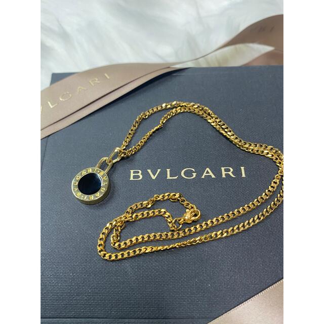 【正規新品】BVLGARI チャーム ペンダント ネックレス +革紐 チェーン