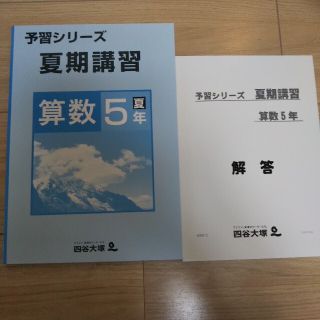 四谷大塚 夏期講習 小5 算数(語学/参考書)