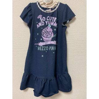 メゾピアノ(mezzo piano)のメゾピアノ　ワンピース　130(Tシャツ/カットソー)