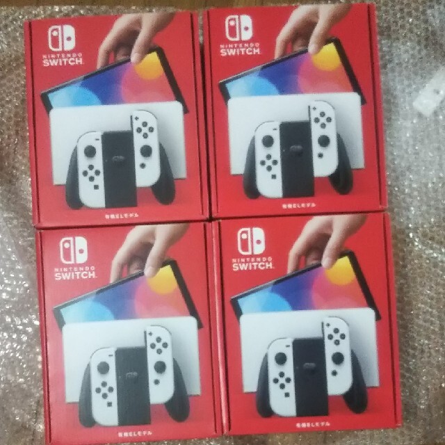 新品、未使用 任天堂Switch有機ELホワイト×4