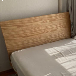 【無印良品】木製ベッドフレーム用ヘッドボード オーク材 シングル