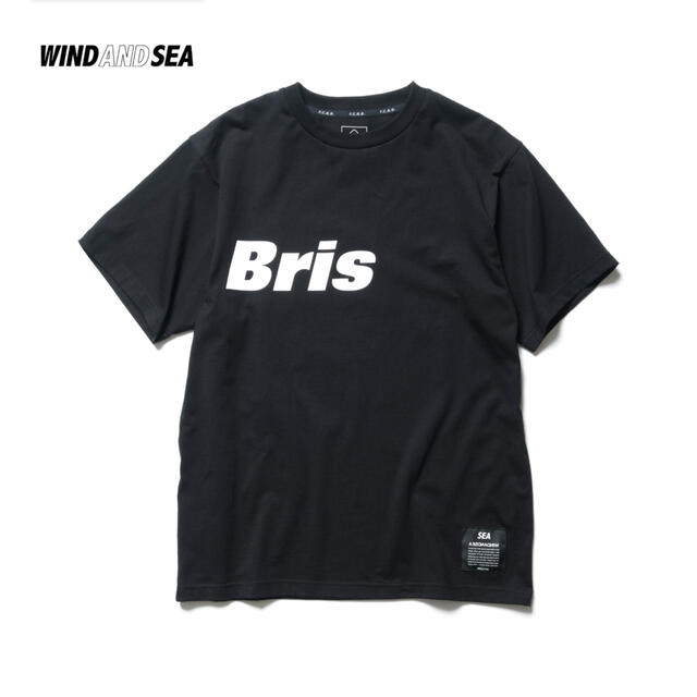 WIND AND SEA x FCRB BIG LOGO TEE 黒L - Tシャツ/カットソー(半袖/袖なし)