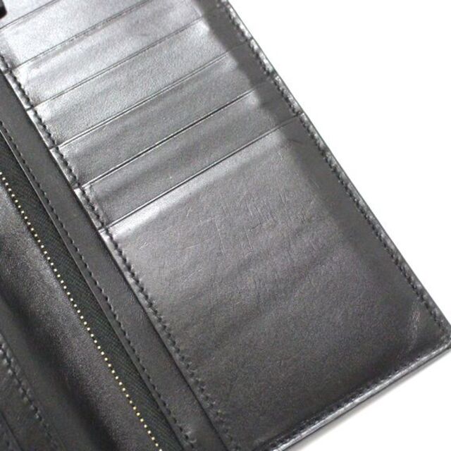 サンローラン パリ ファスナー付き 長財布 PVC×レザー 黒【57097】 サンローラン パリ ファスナー付き 長財布 PVC×レザー 黒【57097】