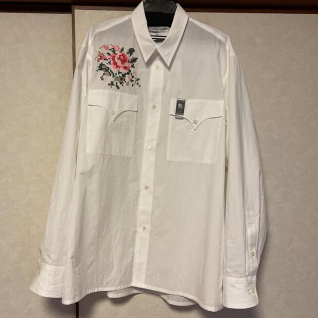 DAIRIKU/Flower Cross Em Shirt マネークリップなし-