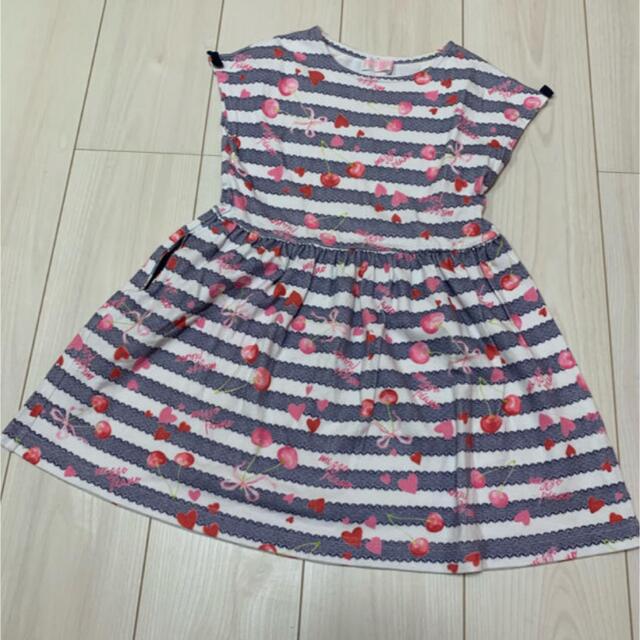 mezzo piano(メゾピアノ)のメゾピアノ　ワンピース　130センチ キッズ/ベビー/マタニティのキッズ服女の子用(90cm~)(ワンピース)の商品写真