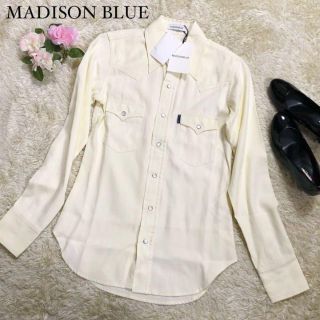 のことです 新品タグ付✨MADISONBLUE オーバーダイウエスタンシャツ