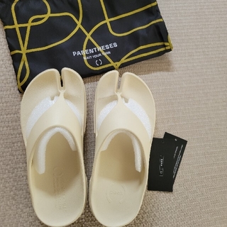 新品L'Appartement【PAES】Sandals　24センチ白サンダル(サンダル)