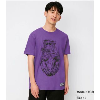 ジーユー(GU)のBISH×GUコラボグラフィックT(半袖)BiSH 5  メンズ　TシャツS新品(Tシャツ/カットソー(半袖/袖なし))