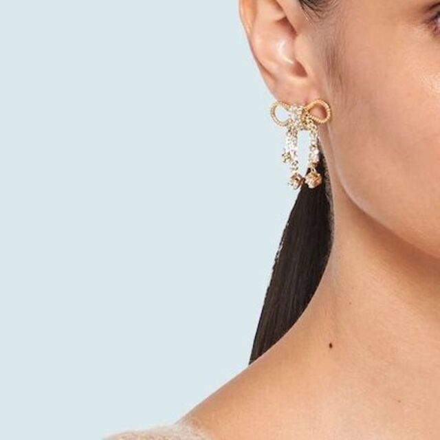 MiuMiu】ヴィンテージ風クリスタルピアス 最安値で 38500円 vivacf.net