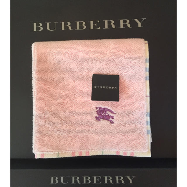 BURBERRY(バーバリー)のバーバリー☆タオルハンカチ レディースのファッション小物(ハンカチ)の商品写真