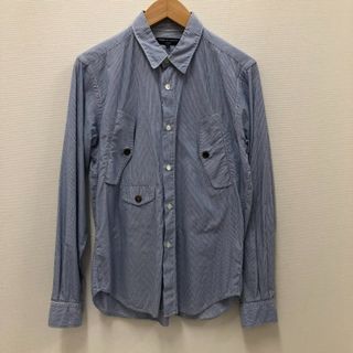 □□COMME des GARCONS HOMME メンズシャツ サイズS AD2007 ホワイト×スカイブルー