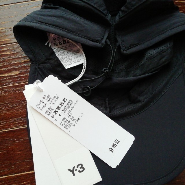 Y-3(ワイスリー)の⭐タグ付き　Y-3　adidas　ランニングキャップ　定価10450円　送料込❕ メンズの帽子(キャップ)の商品写真