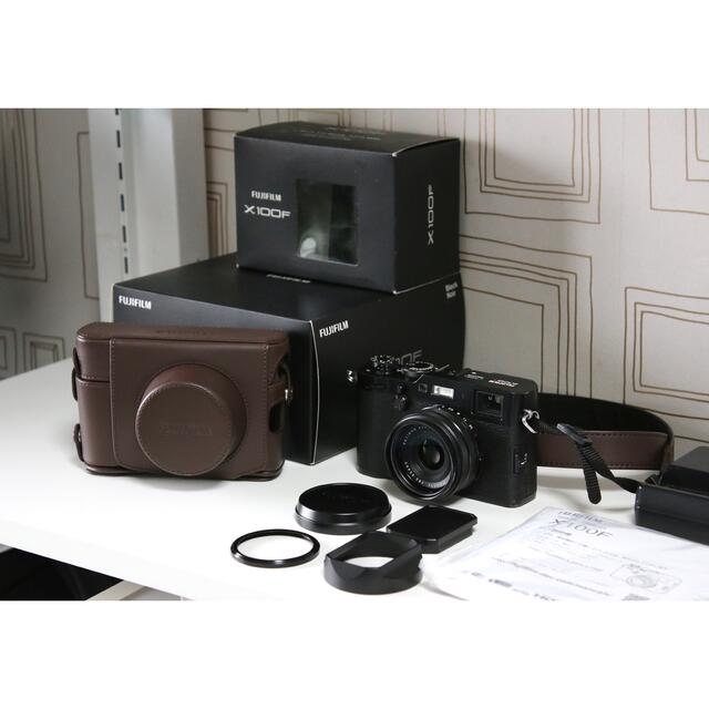 美品】FUJI FILM 富士フイルム X100F BLACK 純正ケース付き ...