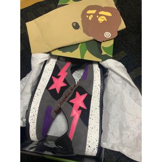 アベイシングエイプ(A BATHING APE)のBAPE STA "Black/Gray" (スニーカー)